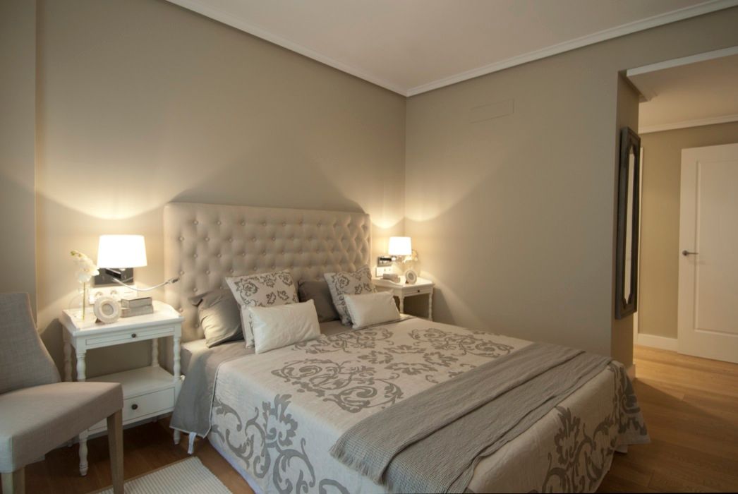 Proyecto de interiorismo y decoracion para vivienda en Bilbao, Sube Interiorismo Sube Interiorismo غرفة نوم