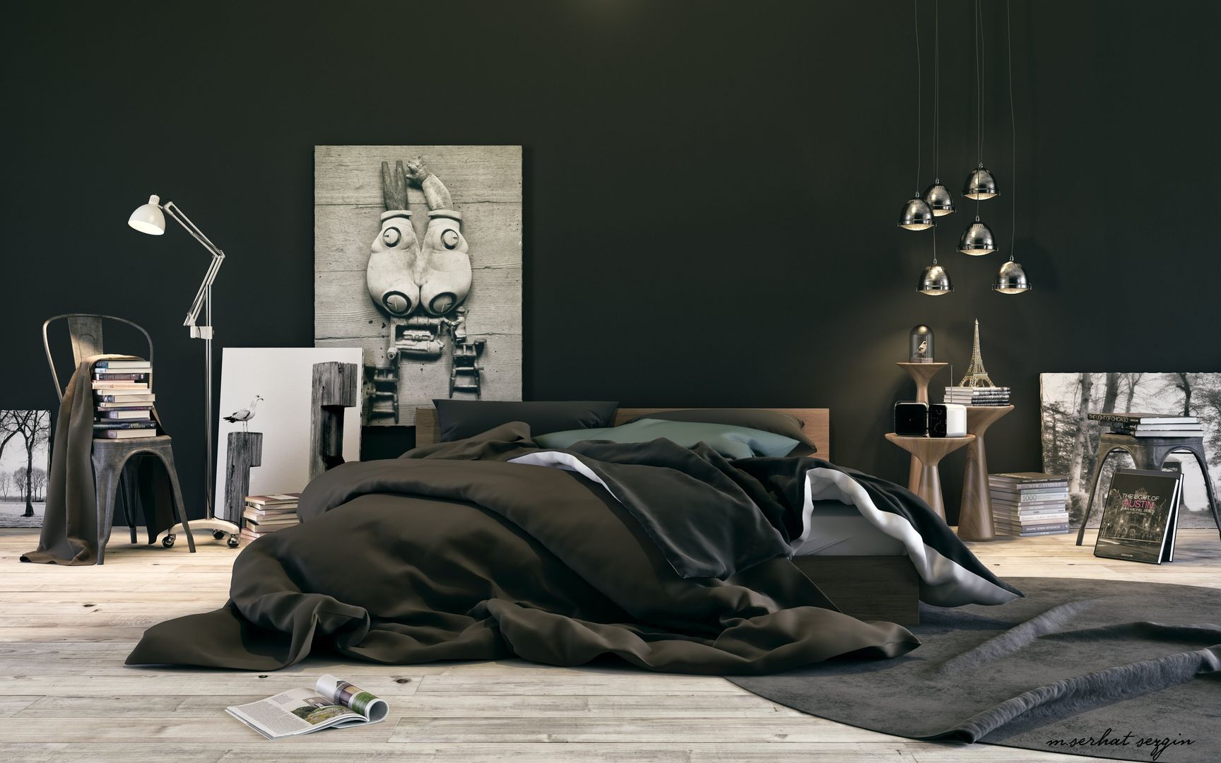 BedLINE, M.Serhat SEZGİN M.Serhat SEZGİN Modern style bedroom