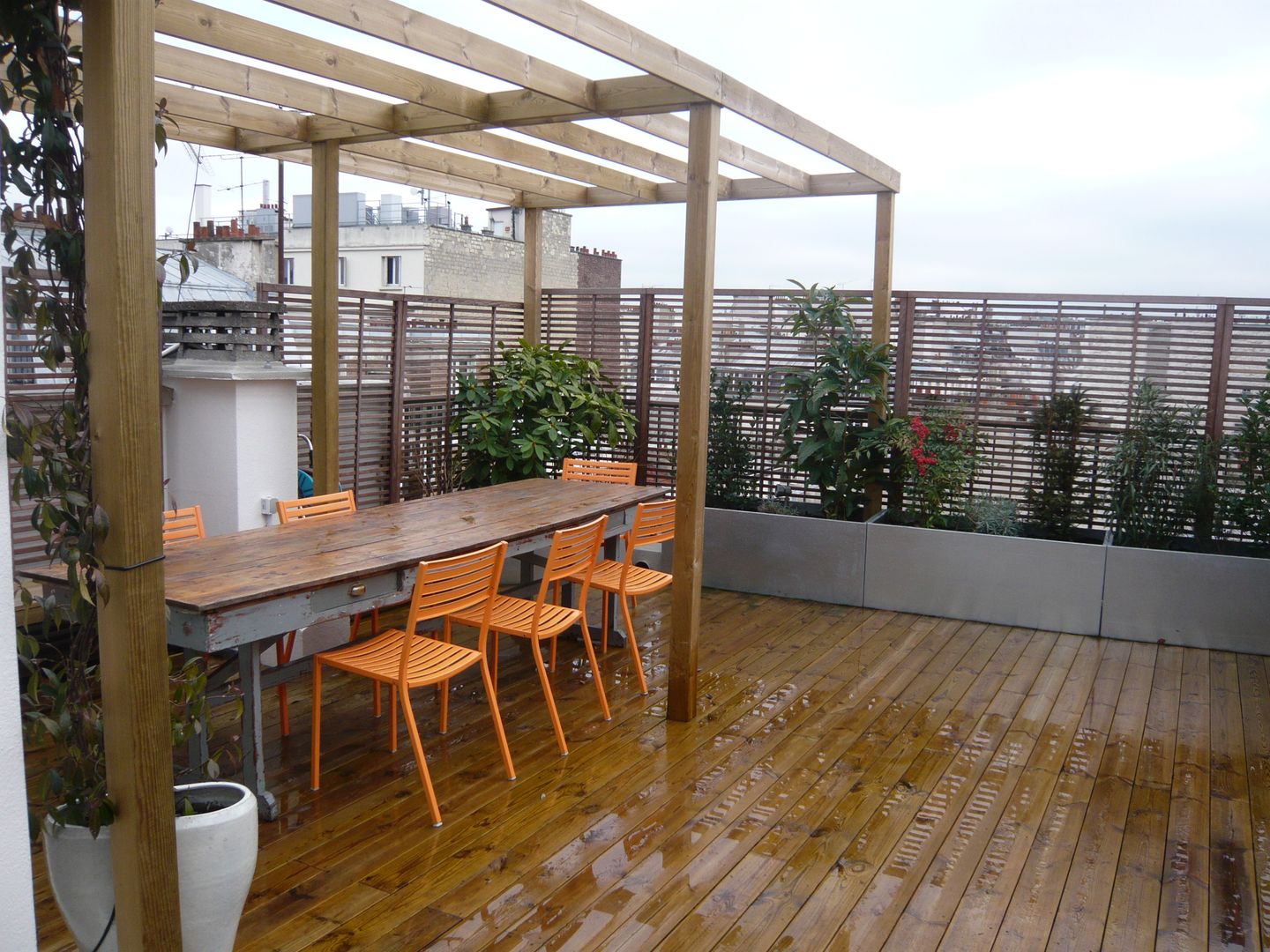 Terrasses et Balcons, Scènes d'extérieur Scènes d'extérieur モダンデザインの テラス