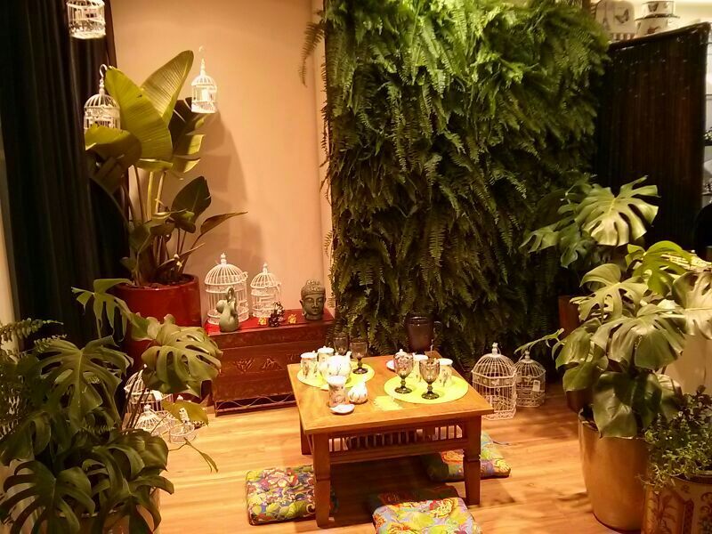 Ambiente Bali- Mostra Mesas Decoradas BiaDecor , Eneida Lima Paisagismo Eneida Lima Paisagismo Jardines asiáticos