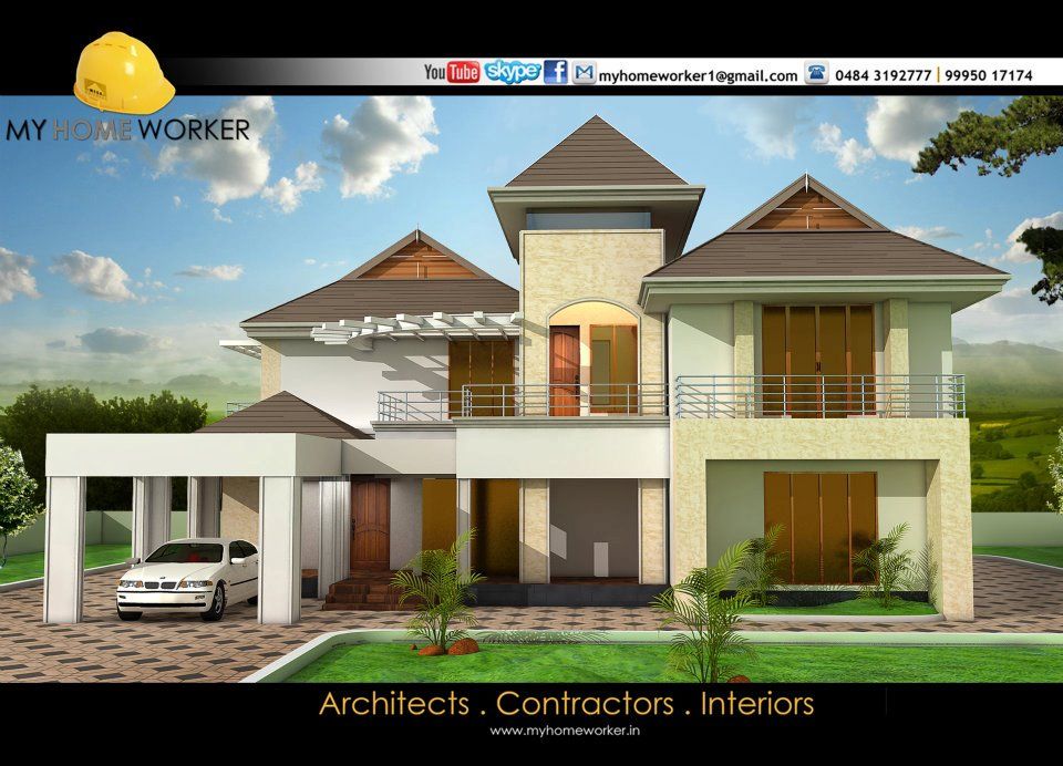 Architecture Designs, my home worker my home worker Modern houses