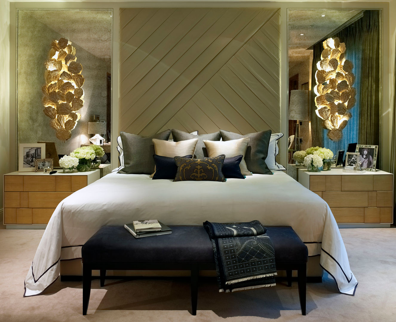 Bedroom LINLEY London Phòng ngủ phong cách chiết trung