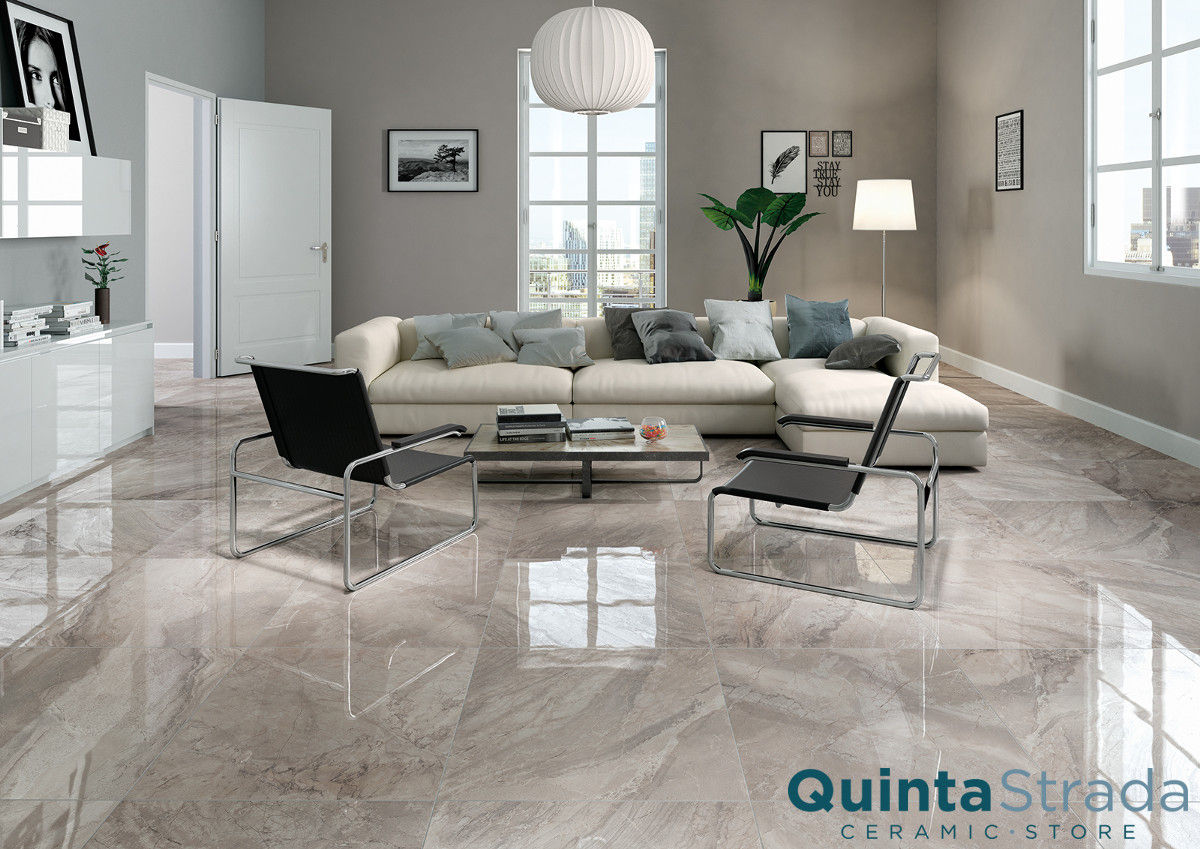 Gres effetto marmo collezione Monumental Quinta Strada - Ceramic Store Pareti & Pavimenti in stile classico Piastrelle