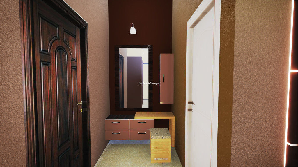 Residential Interiors, Crush Mango Crush Mango Modern dressing room