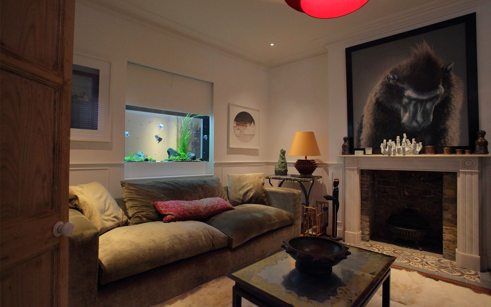 Sherlock House, Aquarium Architecture Aquarium Architecture Living room