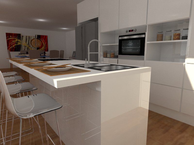 COCINA, ARCE FLORIDA LLC ARCE FLORIDA LLC Nowoczesna kuchnia Drewno O efekcie drewna