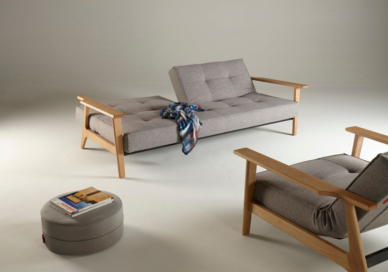 SPLITBACK FREJ SOFABED, Adalılar Mobilya (İNNOVATİONLİVİNG) Adalılar Mobilya (İNNOVATİONLİVİNG) Salas de estilo escandinavo Madera Acabado en madera Sofás y sillones