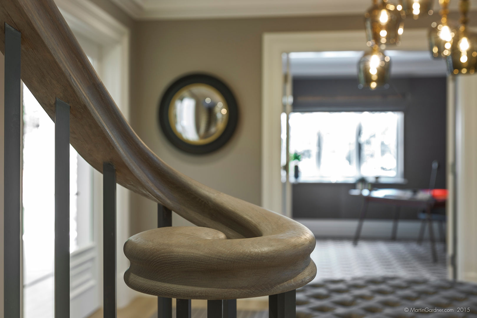 Family Home in Winchester's Sleepers Hill, Martin Gardner Photography Martin Gardner Photography Classic style corridor, hallway and stairs