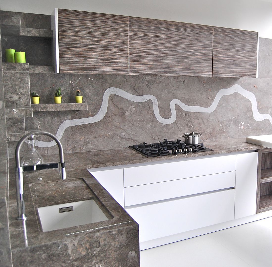 Stunning Kitchen, Ogle luxury Kitchens & Bathrooms Ogle luxury Kitchens & Bathrooms Modern kitchen پتھر