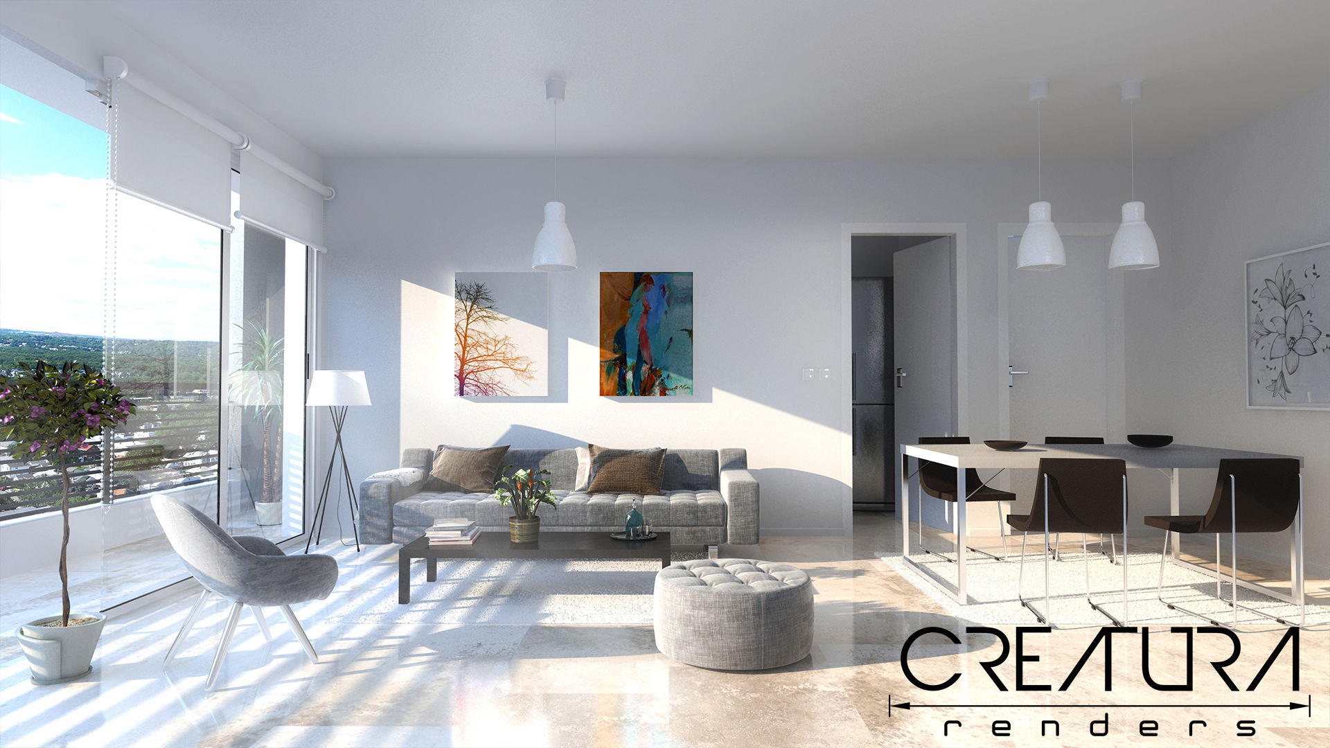 Galeria 2, Creatura Renders Creatura Renders Вітальня