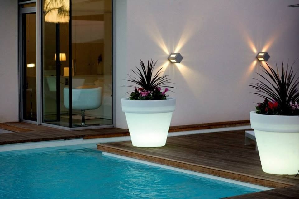 MACETAS LUMINOSAS, Led Deco y Design Led Deco y Design สวน ไฟกลางแจ้ง