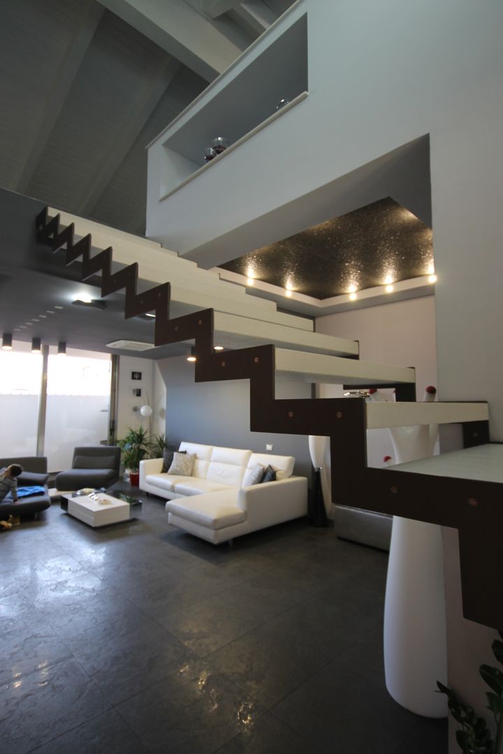 Luxury Home, Studio Ferlenda Studio Ferlenda Modern Corridor, Hallway and Staircase