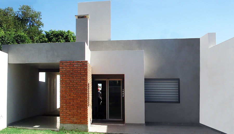 Casa E-171, ELVARQUITECTOS ELVARQUITECTOS Casas modernas: Ideas, imágenes y decoración