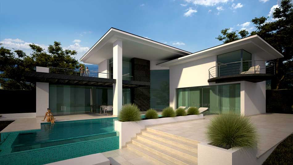 OPUS V13-61, MANSION DESIGN MANSION DESIGN Kolam Renang Modern