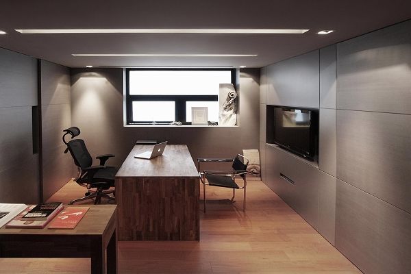 [OFFICE] WA-Archi, KD Panels KD Panels Studio moderno Legno Effetto legno