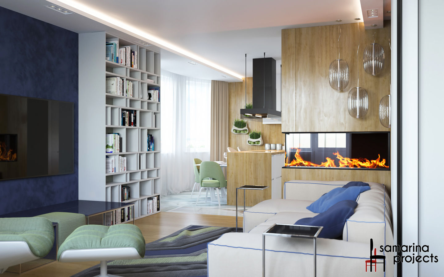 "Все четыре стихии" , Samarina projects Samarina projects Living room