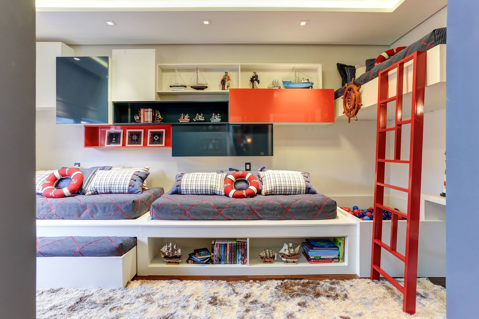 QUARTO DOS NETOS, PURA IDEIA ARQUITETURA PURA IDEIA ARQUITETURA Modern nursery/kids room