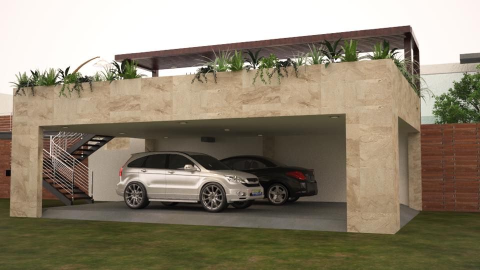 TERRAZA CAJITITLAN, Arki3d Arki3d Modern balcony, veranda & terrace