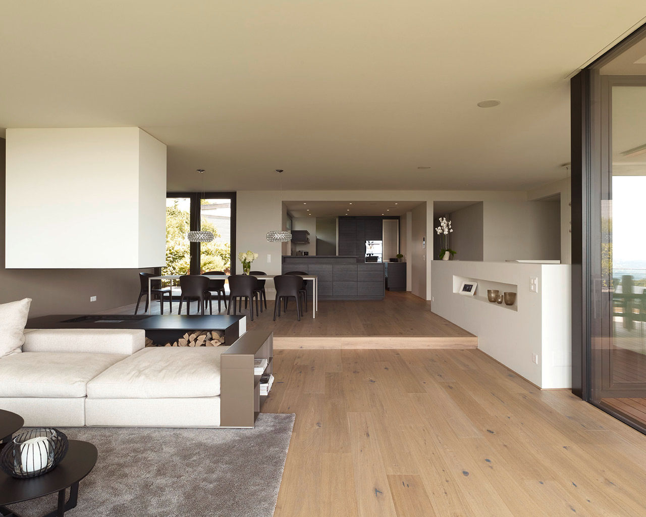 Objekt 329, meier architekten zürich meier architekten zürich Modern Living Room