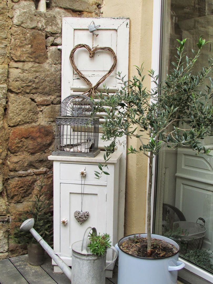 Deko-Ideen im Shabby Chic für den Außenbereich