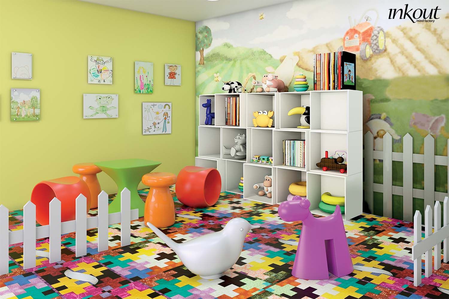 Serralunga - Furnitures, Inkout srl Inkout srl Chambre d'enfant minimaliste Plastique Accessoires & décorations