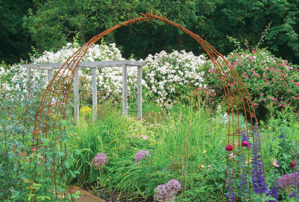 English Country Garden Yorkshire Gardens Rustic style garden