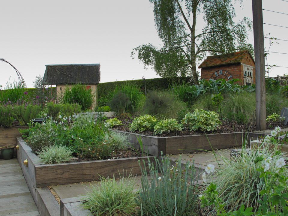 English Country Garden Yorkshire Gardens Rustic style garden