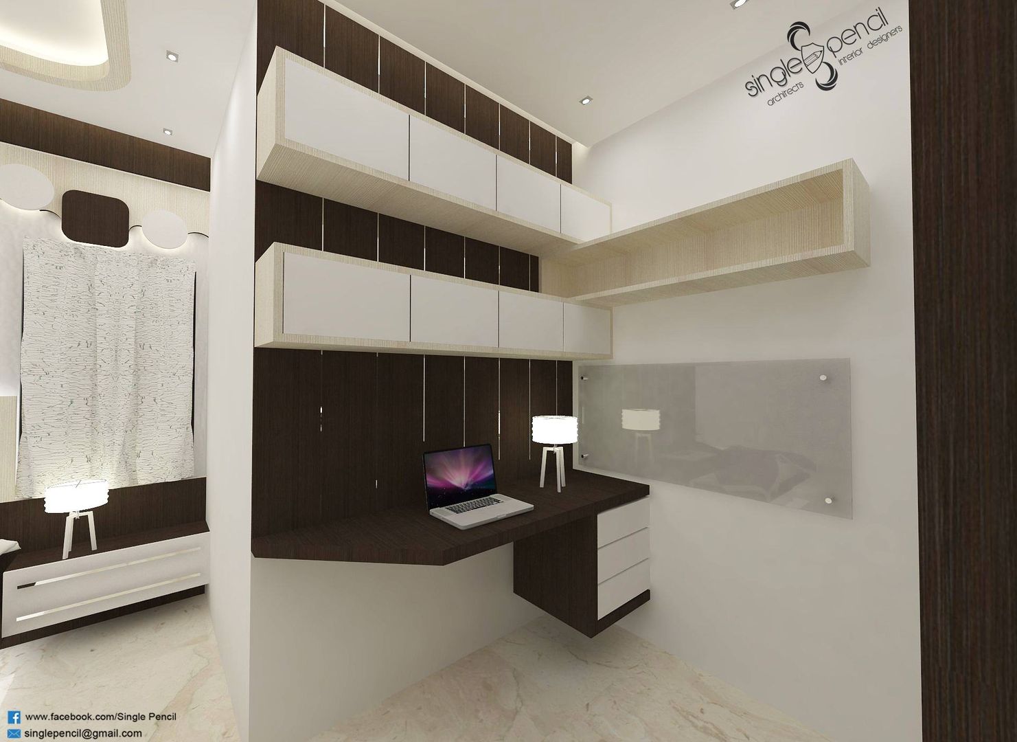 homify Modern study/office