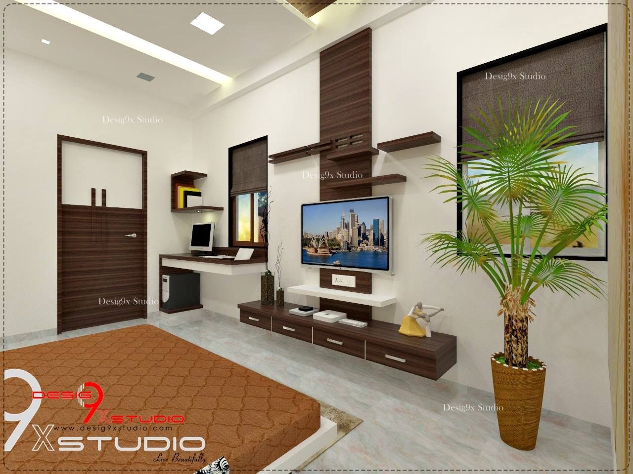 Bedroom designs, Desig9x Studio Desig9x Studio Modern style bedroom