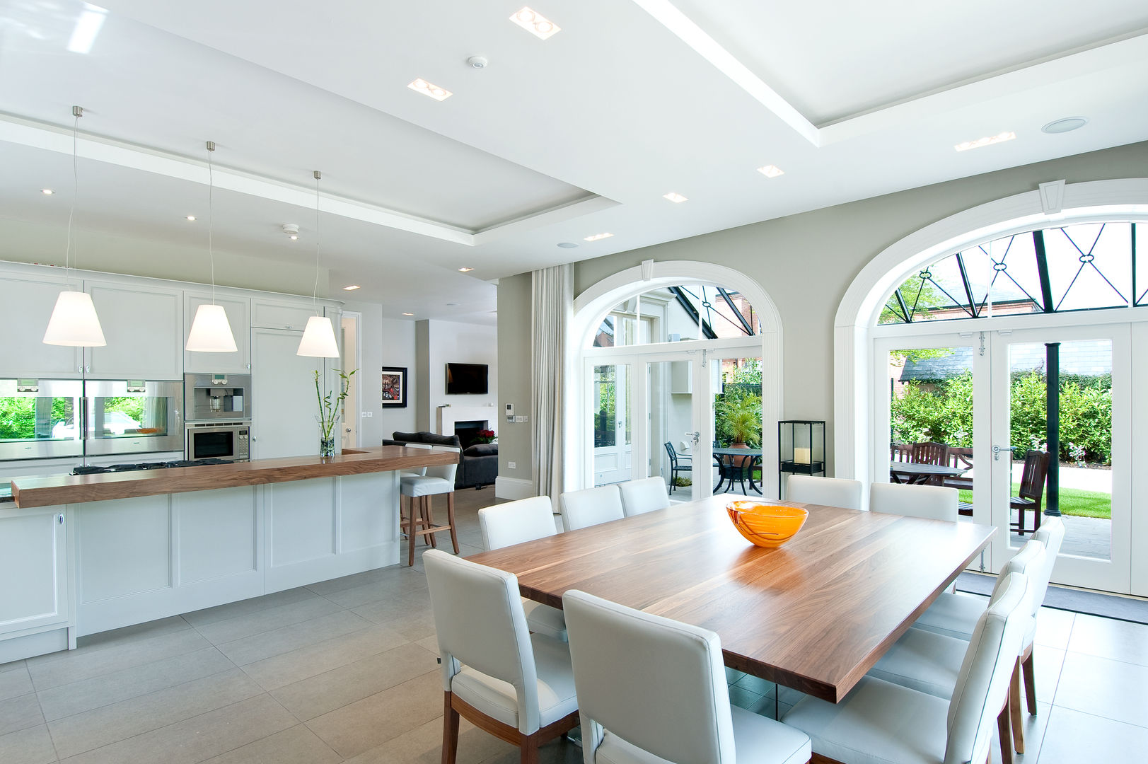 Luxury Style Suburban Mansion Des Ewing Residential Architects クラシックデザインの キッチン