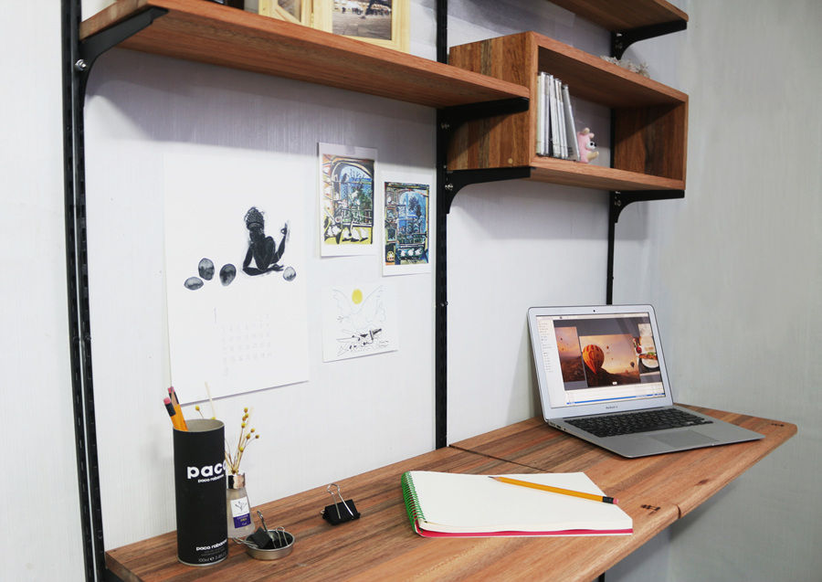 Wall Unit Set (모듈형 찬넬 선반), Hash Hash Soggiorno moderno