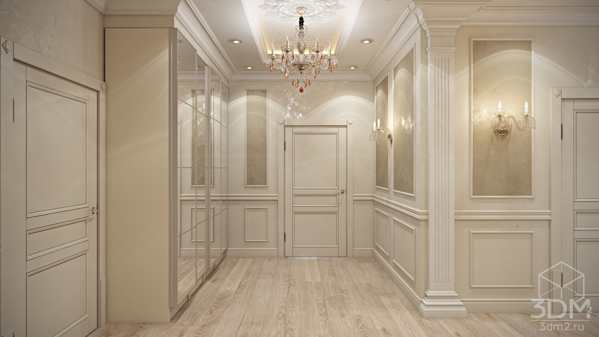 homify Classic style corridor, hallway and stairs