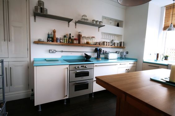 Bespoke 1950's inspired kitchen Redesign Eklektik Mutfak