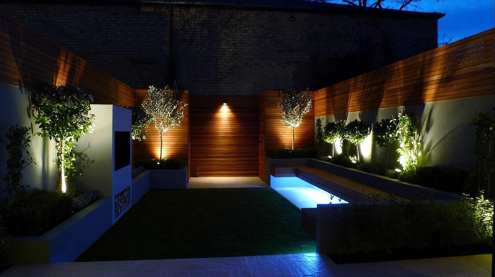 Jardines Nocturnos, Akasha espacios iluminados Akasha espacios iluminados Klassieke tuinen