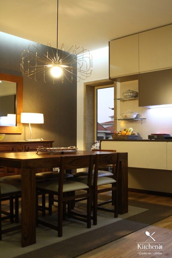 Projeto FT - ESPINHO, Kitchen In Kitchen In Modern kitchen Cabinets & shelves