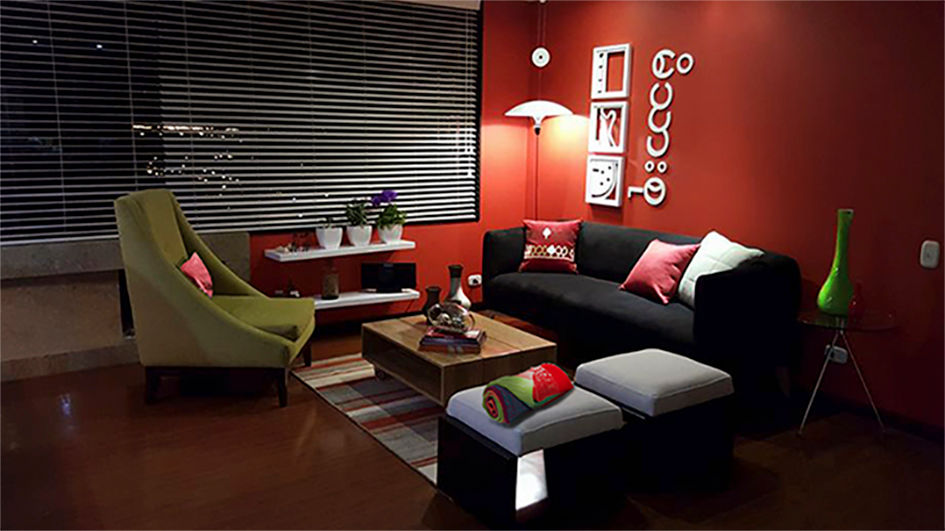 Sala Ciudad Salitre Bogotá Omar Interior Designer Empresa de Diseño Interior, remodelacion, Cocinas integrales, Decoración Salas modernas Madera Acabado en madera diseño interior,decoracion,salas