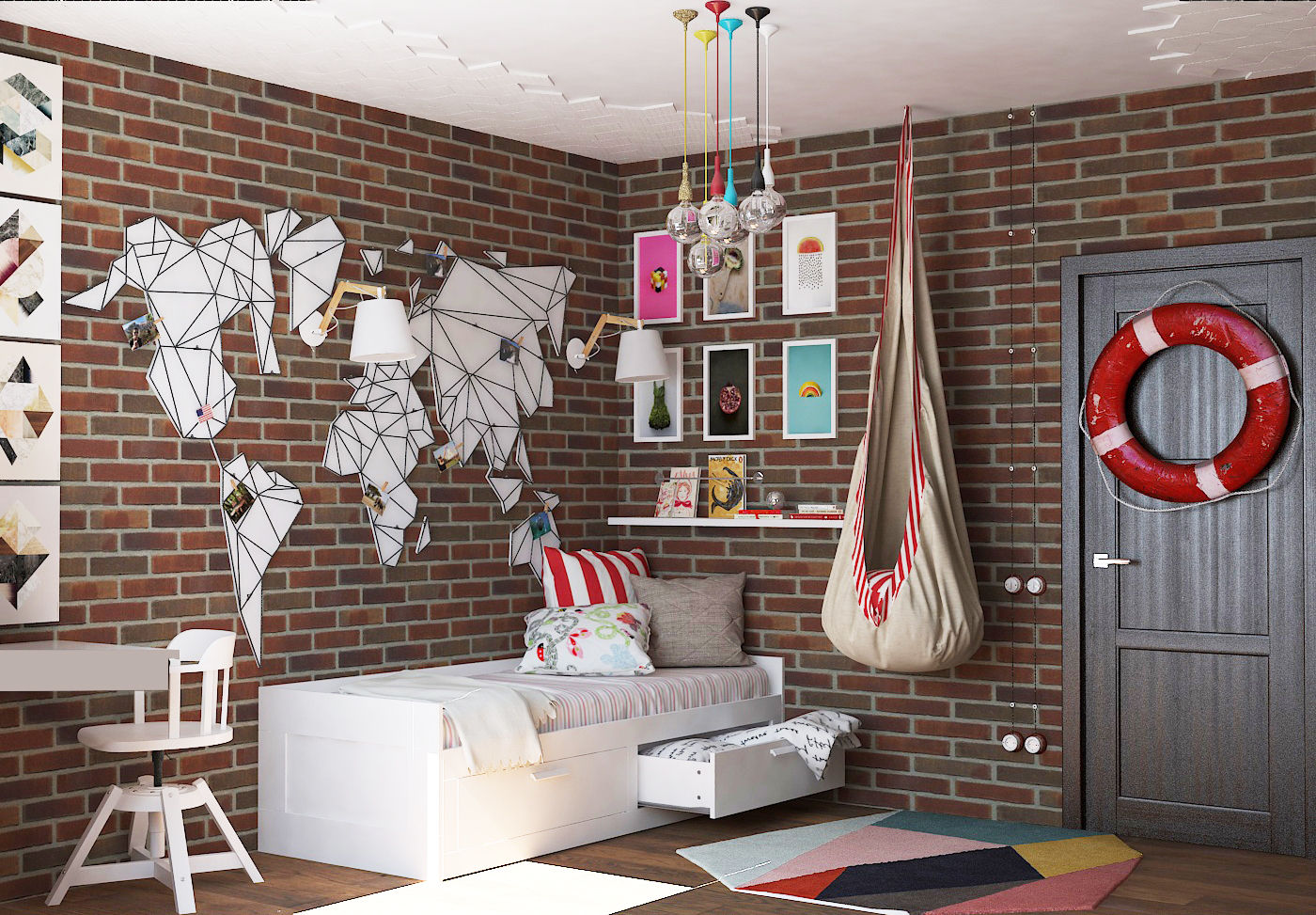 homify Eclectic style nursery/kids room