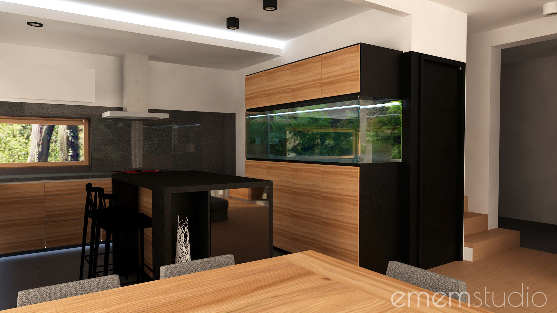 Walerianowo Projekt , EMEMSTUDIO EMEMSTUDIO Modern kitchen