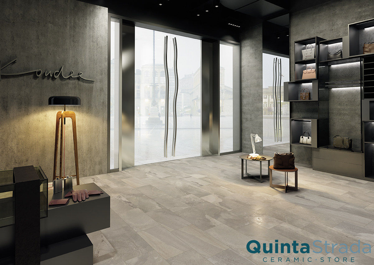 Gres porcellanato effetto pietra, Quinta Strada - Ceramic Store Quinta Strada - Ceramic Store Modern walls & floors Tiles