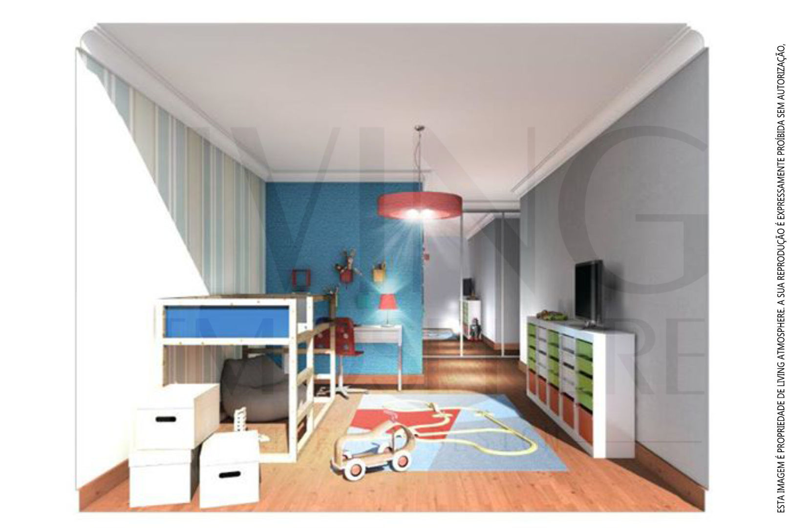 O quarto do João, Living Atmosphere Kids Living Atmosphere Kids غرفة الاطفال