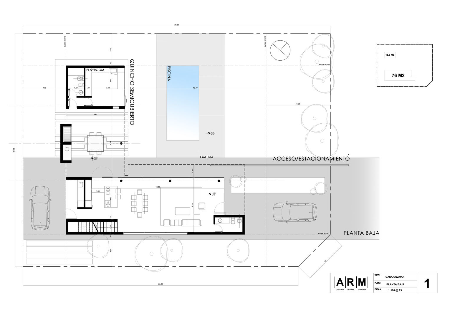 ARM Arquitectos: minimalist tarz , Minimalist