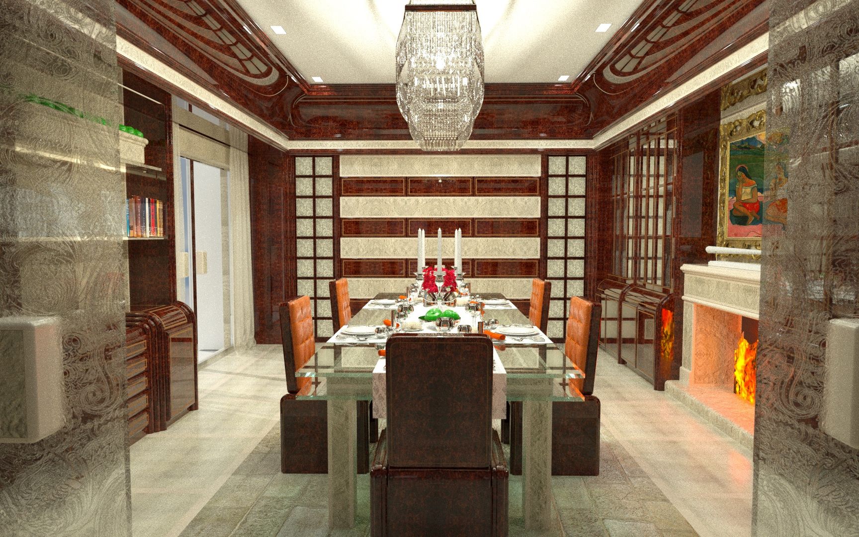 Residenza Nigeria - Partnership Stefano Ricci, Luca Dini Design Luca Dini Design Classic style dining room