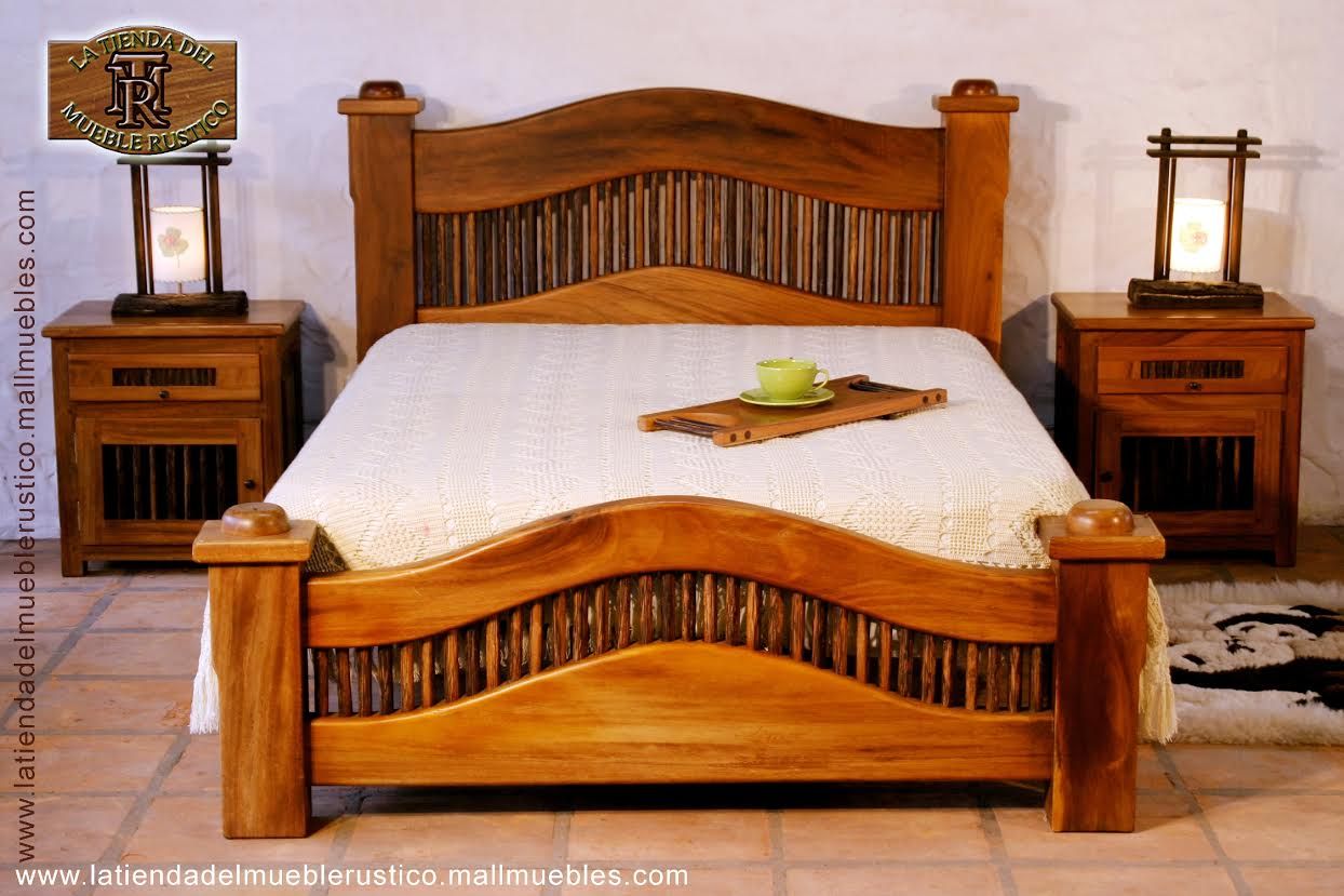 Muebles Rústicos, la tienda del mueble rustico la tienda del mueble rustico Rustic style bathroom Beds & headboards