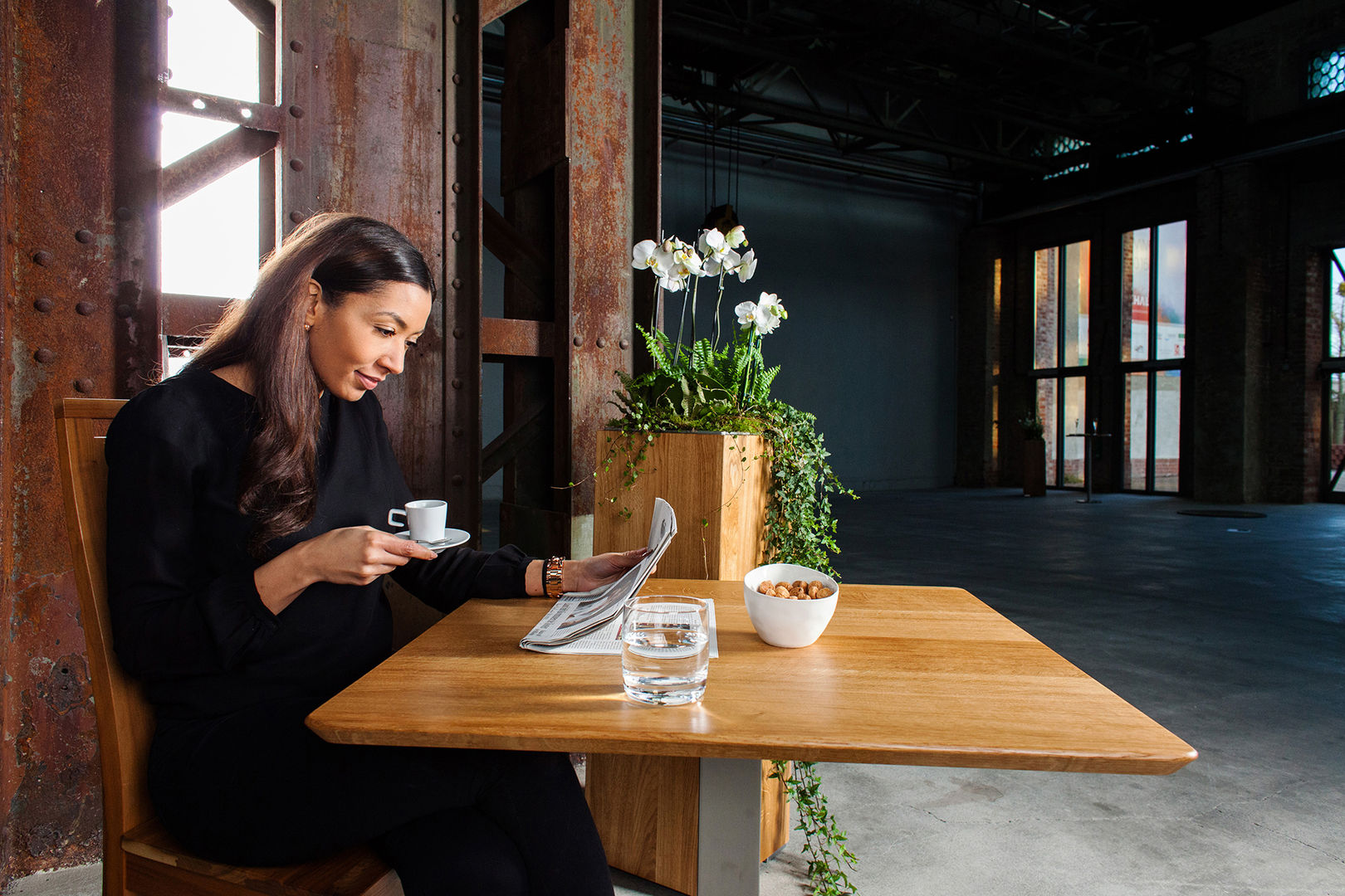 Kaffetisch Quadratisch, Möbelmanufaktur Naturmassivmöbel Möbelmanufaktur Naturmassivmöbel 商業空間 木 木目調 オフィス＆店