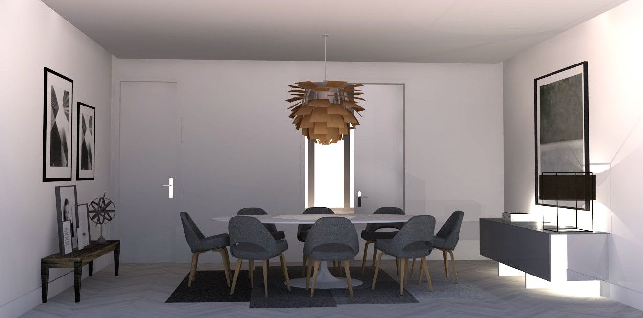 DINNING ROOM , Santiago | Interior Design Studio Santiago | Interior Design Studio オリジナルデザインの ダイニング