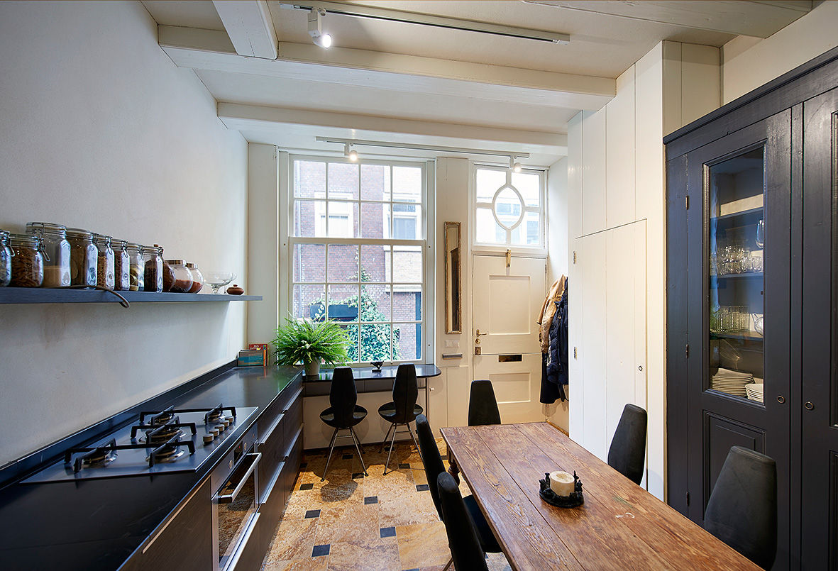 Twee onder een eigen kap, Architectenbureau Vroom Architectenbureau Vroom Eclectic style kitchen