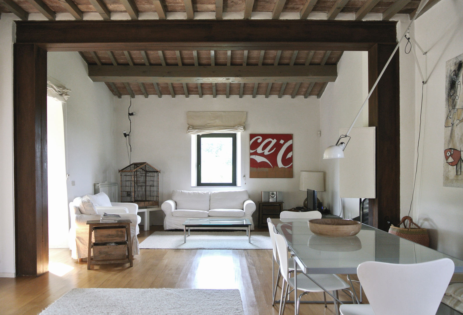 Fienile in Toscana, Studio Sarpi Studio Sarpi Salas de estilo moderno