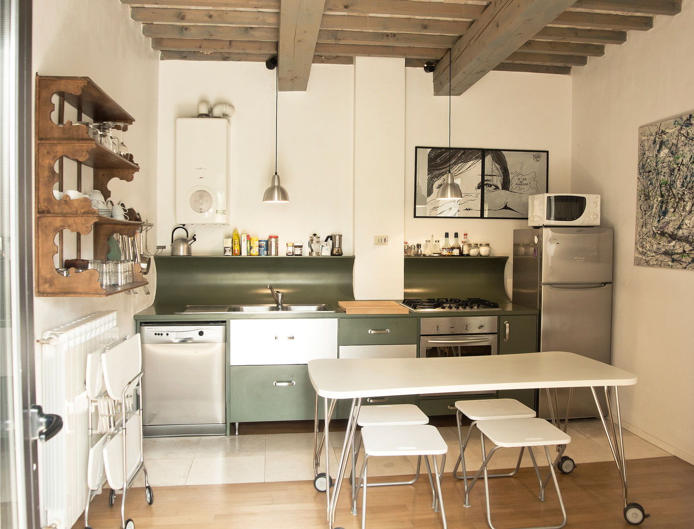 Fienile in Toscana, Studio Sarpi Studio Sarpi Modern Mutfak