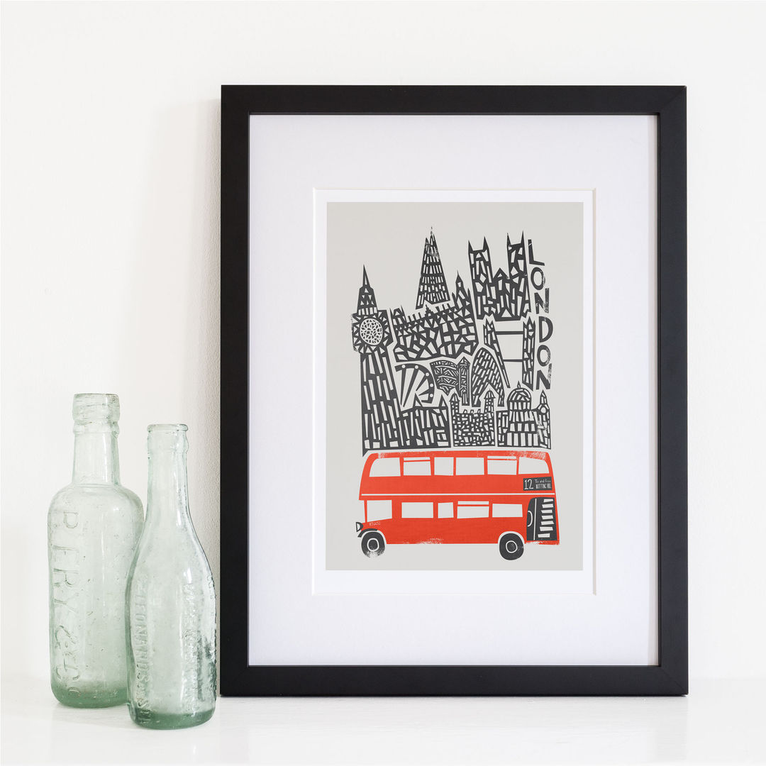 London Cityscape Print Fox And Velvet Інші кімнати Картини та картини