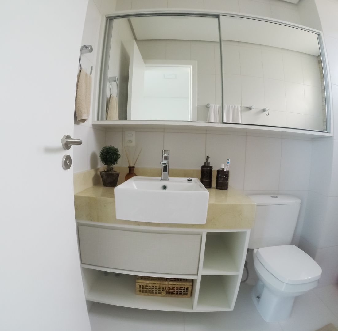 homify Minimalistyczna łazienka